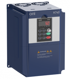 K740-33-0075GTM Преобразователь частоты K740 380В 3Ф 0,75кВт 2,3А встроенный тормоз Энкодер ONI