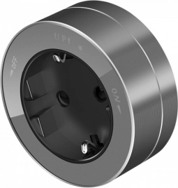 MTK13001G MultiTrack Розетка 2К+З круглая 16А/250В Графит