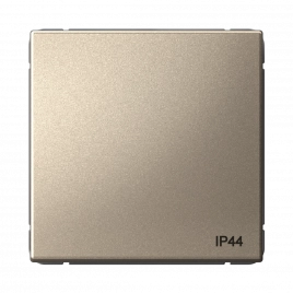 GAL440561 ARTGALLERY 1-клавишный ПЕРЕКЛЮЧАТЕЛЬ IP44, 10АХ, механизм, ШАМПАНЬ