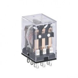 285448 Промежуточное реле JZX-22F(D) 4 конт. с инд. LED 3А 220В AC (R)