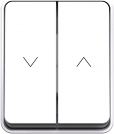 ATN540119 ATLASDESIGN PROFI IP54 2-клавишный ВЫКЛЮЧАТЕЛЬ ДЛЯ ЖАЛЮЗИ, 2хсх.4, БЕЛЫЙ