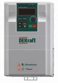 DEKV060G7R5T4B Преобразователь частоты DEKV060-7.5кВт 3 фазы 380В с торм. модулем