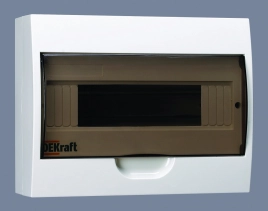 31011DEK Корпус пласт. навесной 12 модулей, IP41, ЩРН-П-12 DEKraft
