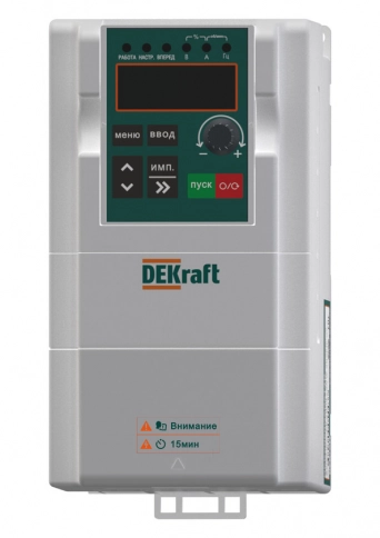DEKV060G1R5T4B Преобразователь частоты DEKV060-1.5кВт 3 фазы 380В с торм. модулем фото 2