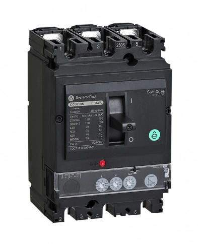 SPC160F16022L3DF Авт.выключатель SYSTEMEPACT CCB160 36KA 3P3D S2.2 160A РЫЧАГ фото 2