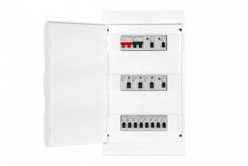 EZ9E312P2SRU Easy9 корп. навес. с белой дв. 3ряд/36мод,IP40,IK07,80А,2 клеммы,Россия фото 6