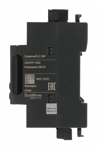 ZR2PP11BD Интеллектуальное реле SR2; 24 VDC; дисплей; 28 IO: 16 DI, 12 DO (реле); 1xRS485, 1xRJ45 фото 4
