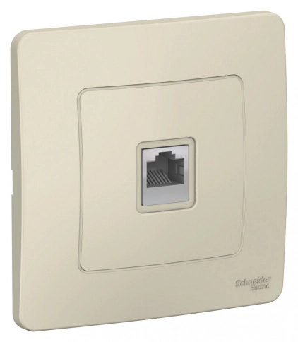 BLNIS045002 BLANCA С/У РОЗЕТКА компьютерная RJ45, кат.5E, МОЛОЧНЫЙ фото 4
