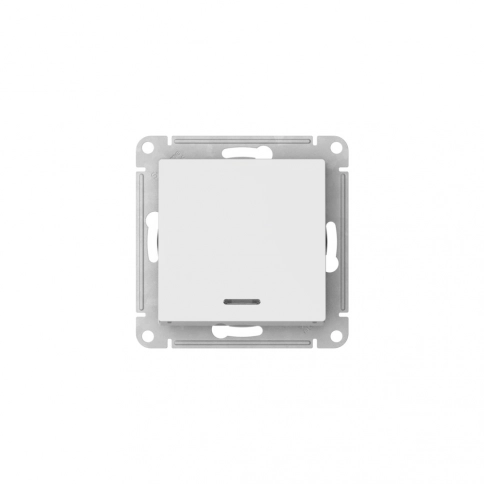 ATN000113S ATLASDESIGN 1-клавишный ВЫКЛЮЧАТЕЛЬ с подсвет., сх.1а, 10АХ, мех., быстрозажим. клем., БЕ фото 4