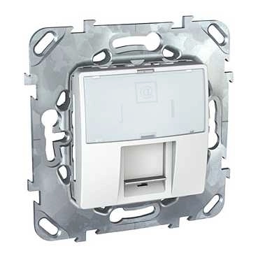 MGU5.425.18ZD КОМПЬЮТЕРНАЯ РОЗЕТКА 1ХRJ45 КАТ. 6, С ПОЛЕМ ДЛЯ НАДПИСИ БЕЛЫЙ фото 3