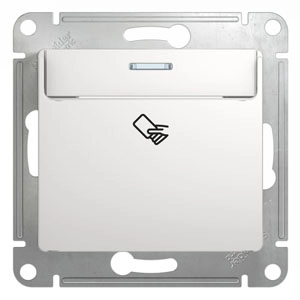 GSL000169 GLOSSA Карточный ВЫКЛЮЧАТЕЛЬ, сх.6, БЕЛЫЙ фото 4