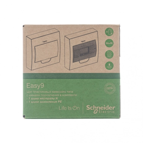 EZ9E108P2SRU Easy9 корп. навес. с белой дв. 1ряд/8мод,IP40,IK07,63А,2 клеммы,Россия фото 3