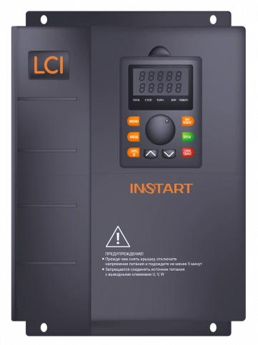 Преобразователь частоты LCI-G37/P45-4 (37кВт/45кВт, 75А/90A, 3Ф, 380В±15%, 50Гц/60Гц, IP20, с панелью управления) фото 1