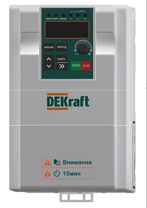 DEKV060G011T4B Преобразователь частоты DEKV060-11кВт 3 фазы 380В с торм. модулем фото 1