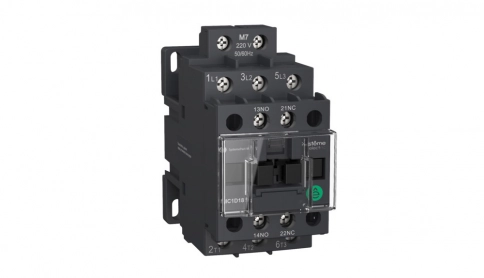 MC1D09BL Контактор MC1D 3P 9A НО+НЗ 24VDC с пониженным током потребления катушки фото 2
