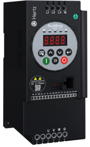 STV050U55N4 Преобразователь частоты STV050 5,5 кВт 380В ЭМС С3 + LED панель оператора фото 1