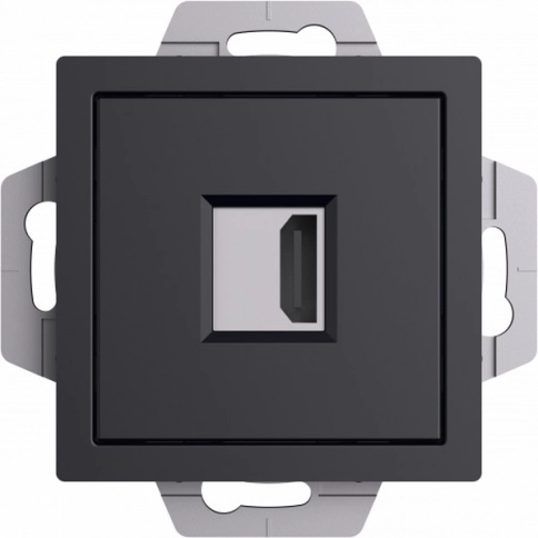 ATN001080 ATLASDESIGN РОЗЕТКА HDMI, механизм, КАРБОН фото 2