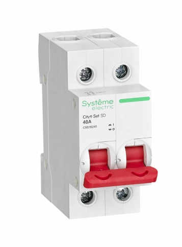 C9S16240 City9 Set Выключатель нагрузки (ВН) 2P 40А 400В фото 1