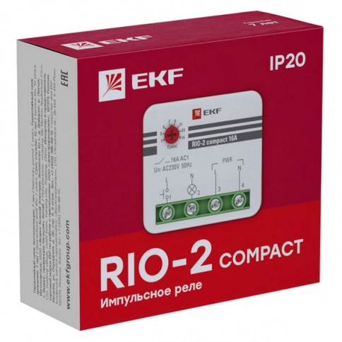 rio-2k-10 Импульсное реле RIO-2 compact 10А EKF PROxima фото 2
