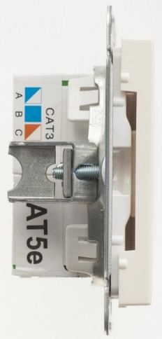 RSI-251TK5E-2-86 W59 РОЗЕТКА двойная RJ11+RJ45, 160В, 1А, кат.5E, механизм, СЛОНОВАЯ КОСТЬ ***снято с поставок фото 7