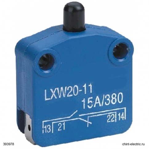 393978 Вспомогательный контакт LXW20-11 AC11 15A/380 для NH40 (CHINT) ***снято с производства фото 1