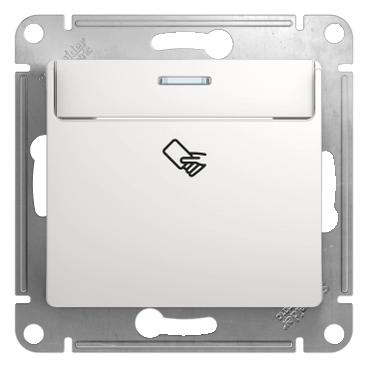 GSL000169 GLOSSA Карточный ВЫКЛЮЧАТЕЛЬ, сх.6, БЕЛЫЙ фото 3