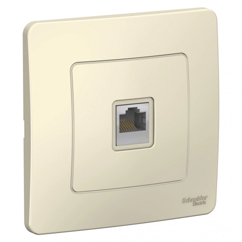 BLNIS045002 BLANCA С/У РОЗЕТКА компьютерная RJ45, кат.5E, МОЛОЧНЫЙ фото 3