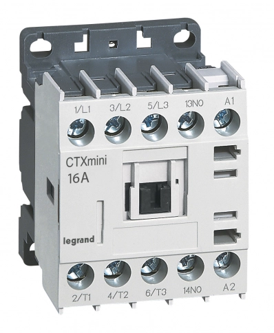 417060 Контактор CTX³ Мини 3P 16A 1но ~24В фото 1