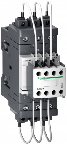 LC1DPKM7 Контактор для конденсаторных батарей 1НО+2НЗ  30kVAR/400V  Uk=220В  50/60Гц фото 2