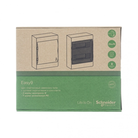 EZ9E212S2SRU Easy9 корп. навес. с прозрач. дв. 2ряд/24мод,IP40,IK07,63А,2 клеммы,Россия фото 4