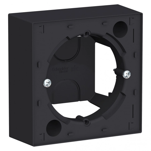 ATN001000 ATLASDESIGN КОРОБКА для наружного монтажа, КАРБОН фото 1