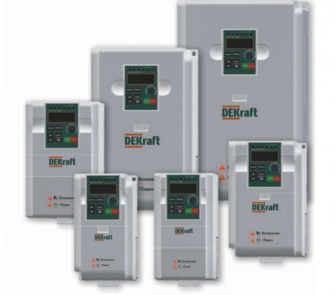 DEKV060G1R5T4B Преобразователь частоты DEKV060-1.5кВт 3 фазы 380В с торм. модулем фото 1