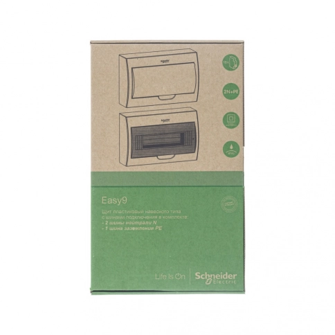 EZ9E118S2SRU Easy9 корп. навес. с прозрач. дв. 1ряд/18мод,IP40,IK07,63А,2 клеммы,Россия фото 3