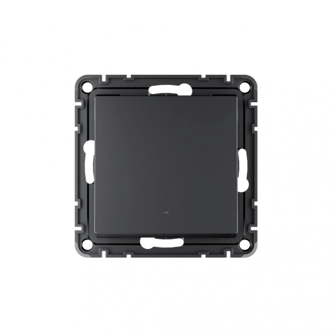 ATN001013Z ATLASDESIGN SMART 1-кл. ВЫКЛЮЧАТЕЛЬ с подсв., Zigbee, сх.1, L+N, 10А, мех., КАРБОН*** снят с поставок фото 3