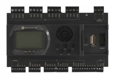 ZR2PP11BD Интеллектуальное реле SR2; 24 VDC; дисплей; 28 IO: 16 DI, 12 DO (реле); 1xRS485, 1xRJ45 фото 5