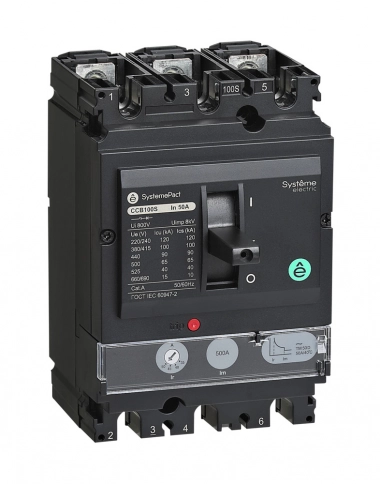 SPC160F125L3DF Авт.выключатель SYSTEMEPACT CCB160 36KA 3P3D TMD125 РЫЧАГ фото 2