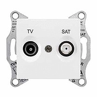 SDN3401921 SEDNA TV/SAT РОЗЕТКА проходная, 4dB, БЕЛЫЙ фото 5