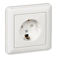RS16-152-28 W59 РОЗЕТКА с заземлением со шторками, 16А, в сборе, СЛОНОВАЯ КОСТЬ ***снято с поставок фото 5