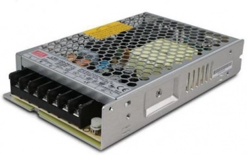 LRS-150-24 MW Источник питания 85-264VAC(120-370DC)/24VDC 156W 6,5A 24V в кожухе фото 1
