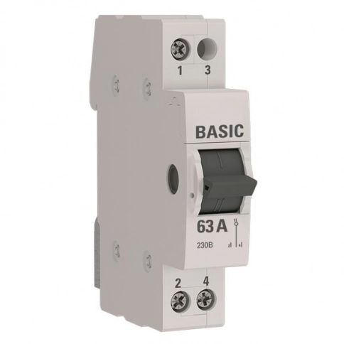 tps-1-63 Трехпозиционный переключатель 1P 63А EKF Basic фото 6