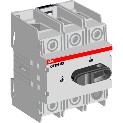 1SCA022497R0490 Рубильник OT40M3 (PRO M) до 40А 3х-полюсный для установки на DIN -рейку фото 1