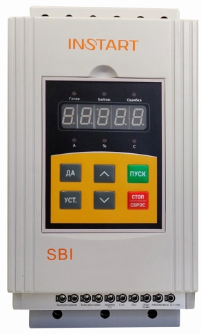 Устройство плавного пуска SBI-7.5/15-04 (7,5кВт/15А, 3Ф, 380В±15%, 50/60Гц, IP20, с обводным контактором) фото 1