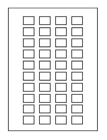ZBY5100 Листы с 40 маркировками 18 x 27 мм фото 3