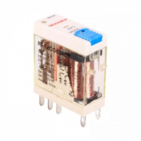 RFT2CO024 Реле 2CO, 8A(250VAC/30VDC), 24VDC, без индикации  (аналог RXG25BD) фото 4