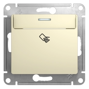 GSL000269 GLOSSA Карточный ВЫКЛЮЧАТЕЛЬ, сх.6, БЕЖЕВЫЙ фото 4