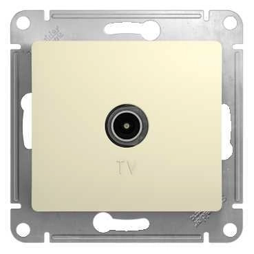 GSL000291 GLOSSA TV РОЗЕТКА оконечная 1DB, БЕЖЕВЫЙ фото 5