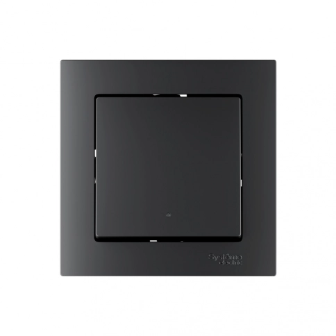ATN001013Z ATLASDESIGN SMART 1-кл. ВЫКЛЮЧАТЕЛЬ с подсв., Zigbee, сх.1, L+N, 10А, мех., КАРБОН*** снят с поставок фото 2