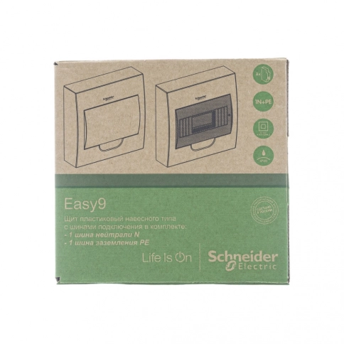 EZ9E108S2SRU Easy9 корп. навес. с прозрач. дв. 1ряд/8мод,IP40,IK07,63А,2 клеммы,Россия фото 4