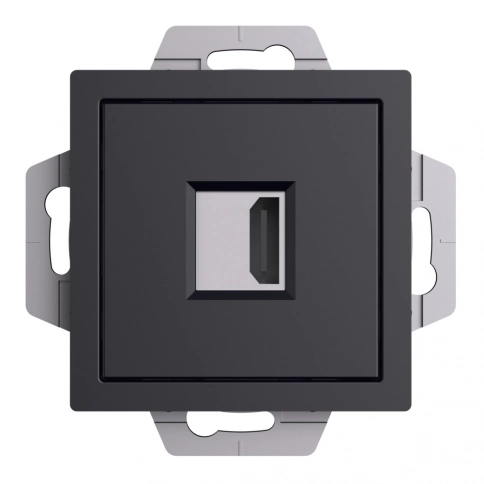 ATN001080 ATLASDESIGN РОЗЕТКА HDMI, механизм, КАРБОН фото 4