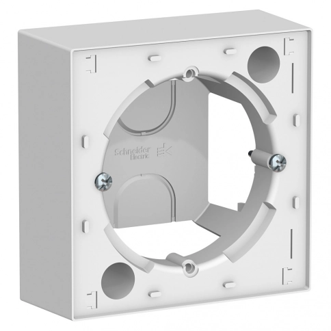 ATN000100 ATLASDESIGN КОРОБКА для наружного монтажа, БЕЛЫЙ фото 2